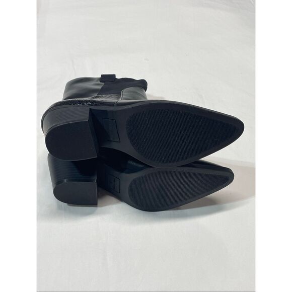 Sand & Stone Women's Biancaa Western Block Heel Booties 8 - Picture 6 of 8